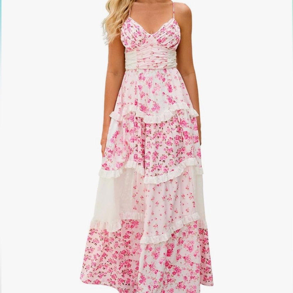 Adernlia Floral Maxi Dress